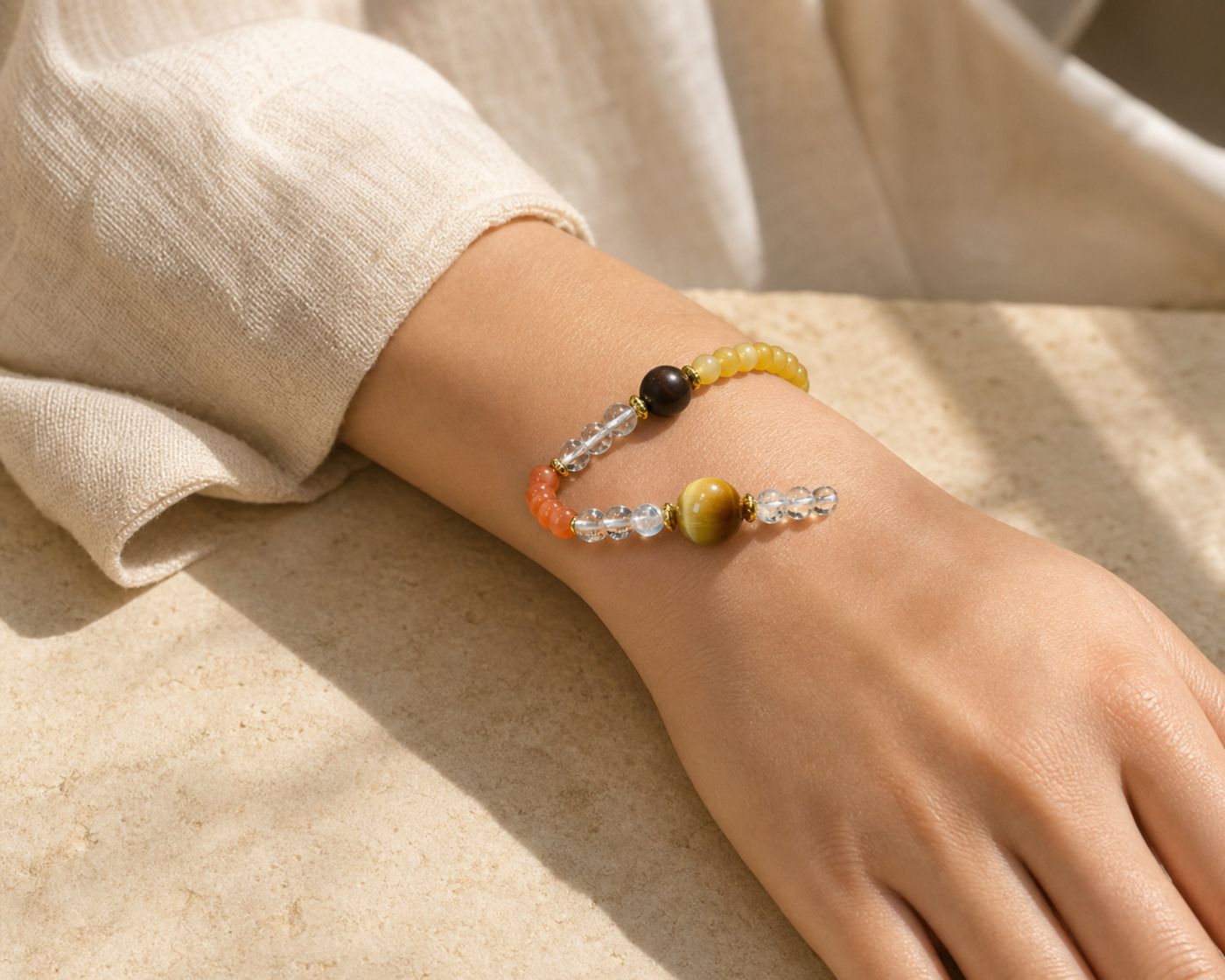 On the wrist